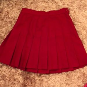 Red NWOT american apparel size xs tennis skirt